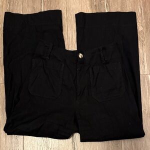 Maeve Black Ankle Crop Pants
